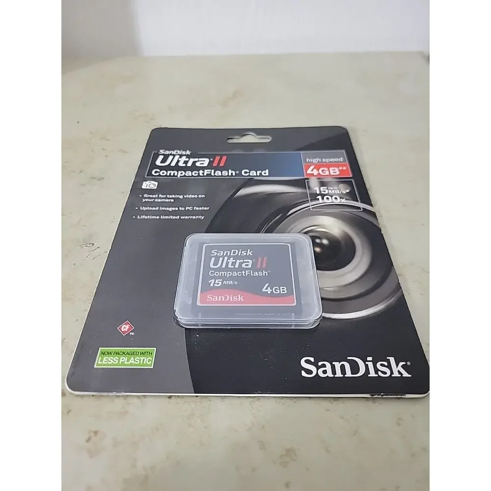Sandisk Ultra 2 4Gb 15mb/s CompactFlash CF Card (SDCFH-004G-AW11)